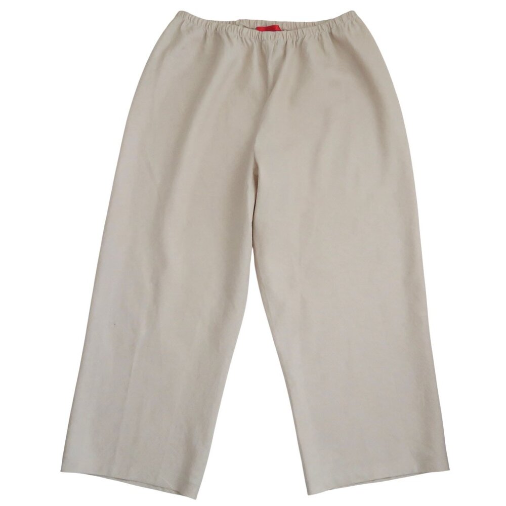 SHAMASK lightweight linen pants sz 3 XXL elastic waist